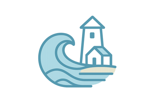 Basic clean costal icon