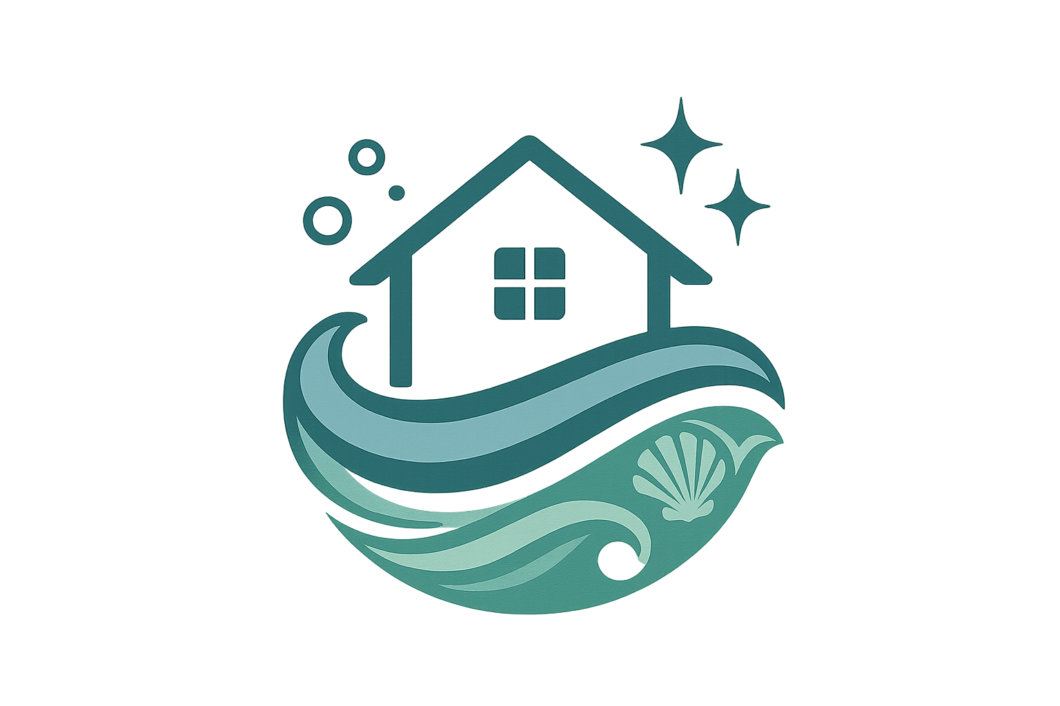 Premium clean costal icon